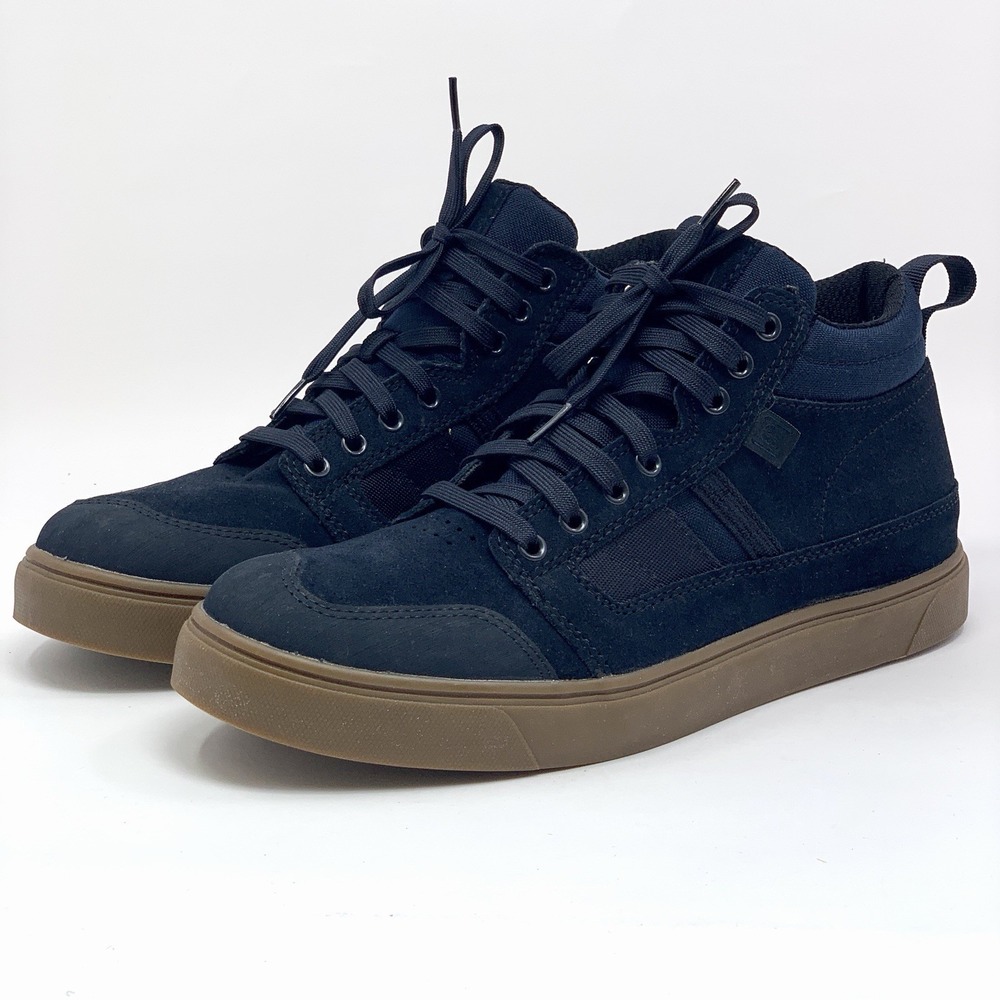 5.11 Tactical Norris Sneakers Men's 11.5 Dark Navy Suede High Top Shoes - EUC
